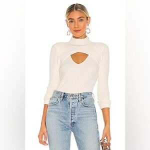 525 Mockneck Keyhole Pullover